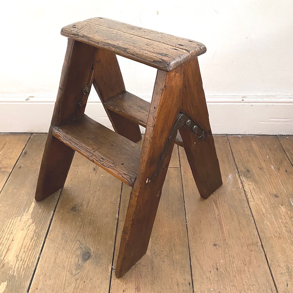 Thumbnail: Vintage Wooden Double Sided Steps