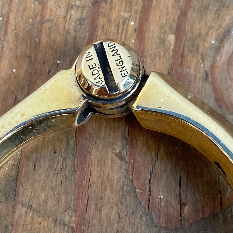 Thumbnail: Antique Brass and Steel Calipers Dividers