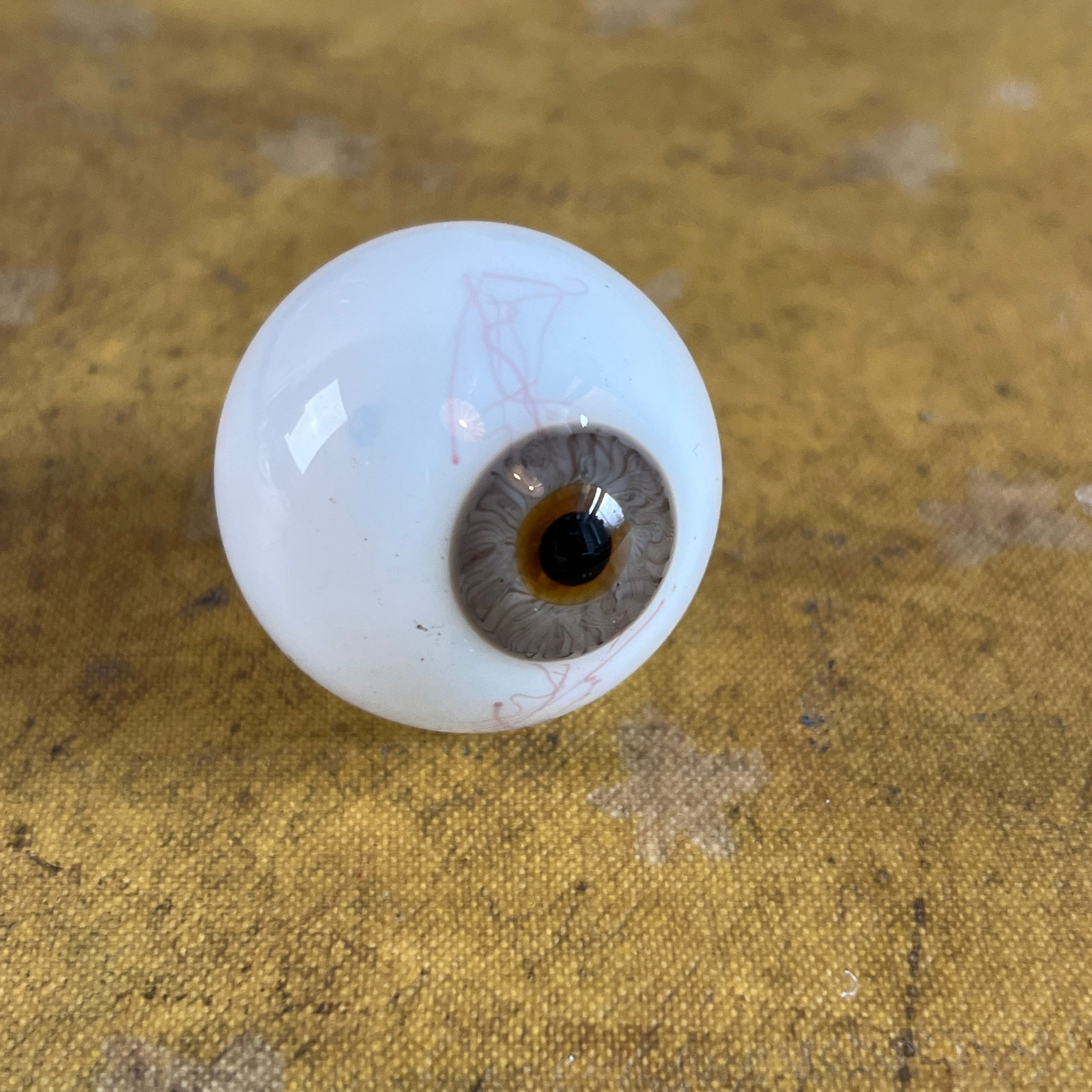 Antique Freeblown Glass Eyeball 