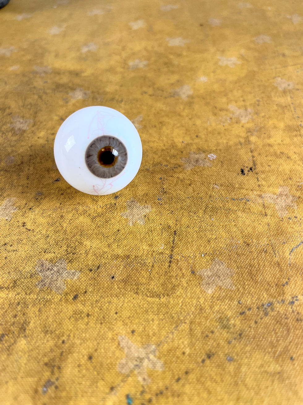 Thumbnail: Antique Freeblown Glass Eyeball 