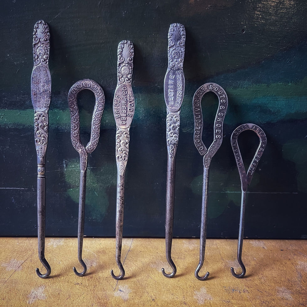 Collection of Antique Buttonhooks