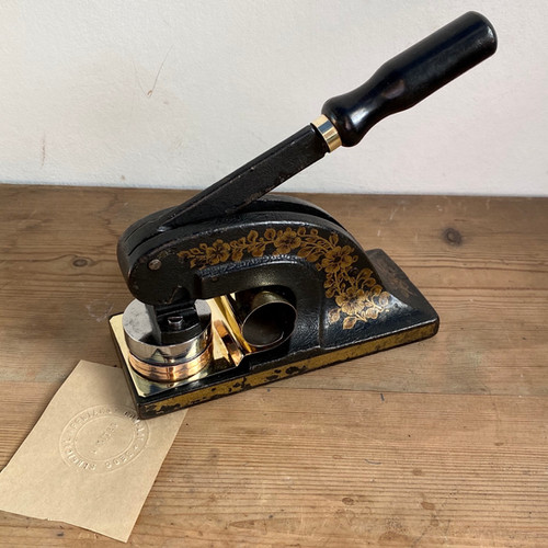 Vintage Paper Embosser Briggs & Oliver