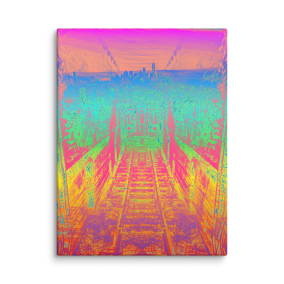 Thumbnail: 1B23 Foto Highlighter [NY Rail] Canvas