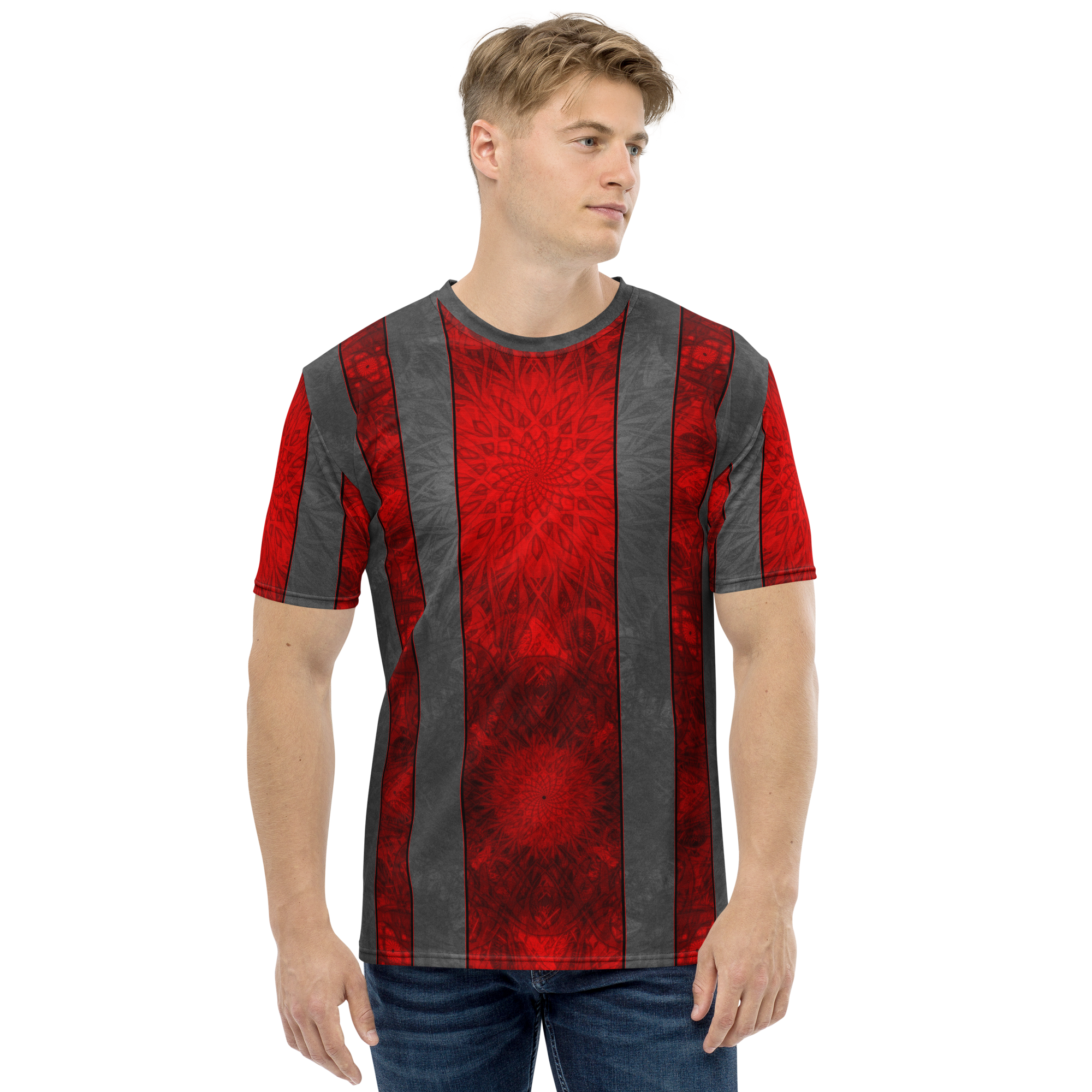 26|26a SpectruGraph Crimson Men's T-shirt