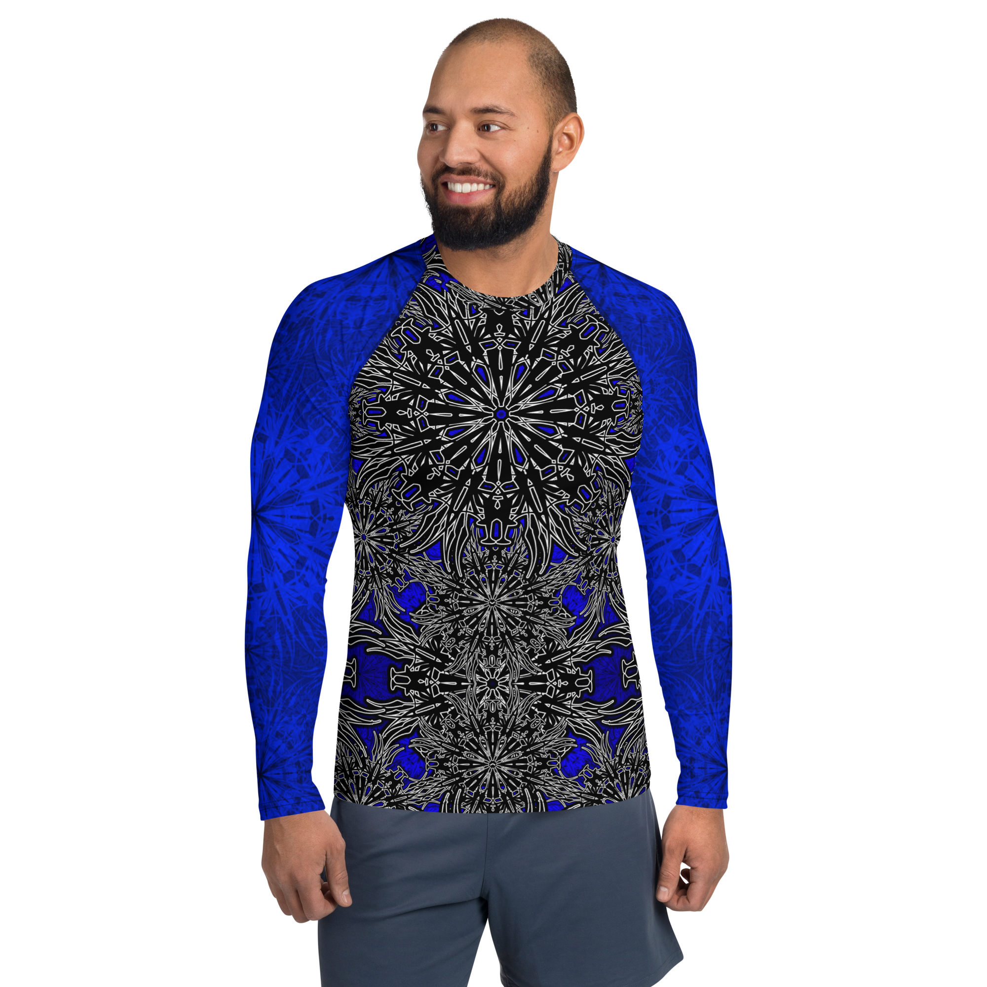 1L26 Oddflower Hydrangea Men's Sun Guard V