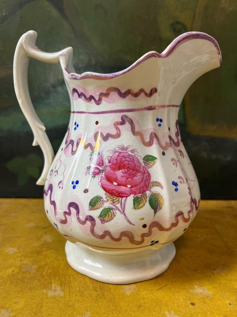 Thumbnail: Antique Sunderland Lustre Jug 