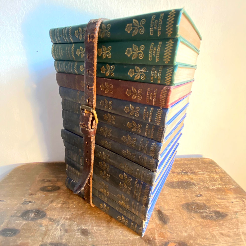 Thumbnail: Stack of 1920’s Chatto and Windus Books