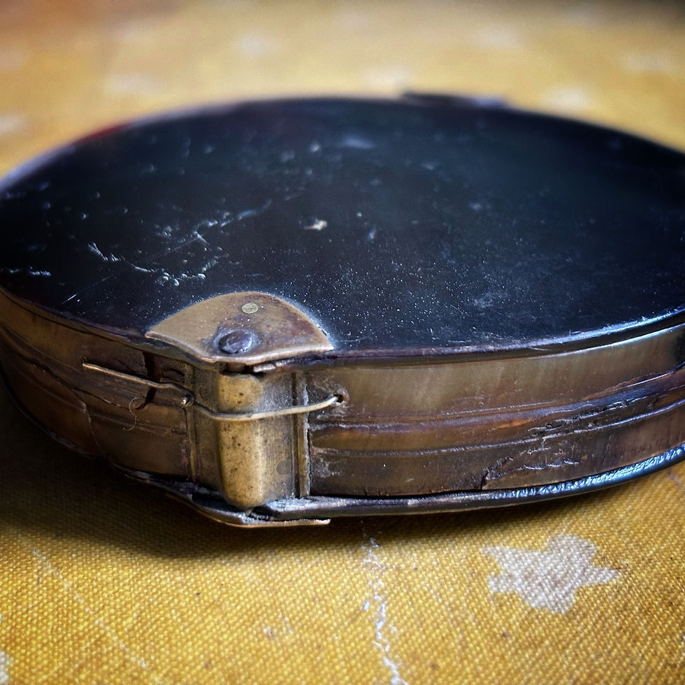 Thumbnail: Early Horn Cased Magnifying Glass 