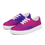 Thumbnail: Bisexual Pride Women's lace-up canvas shoes
