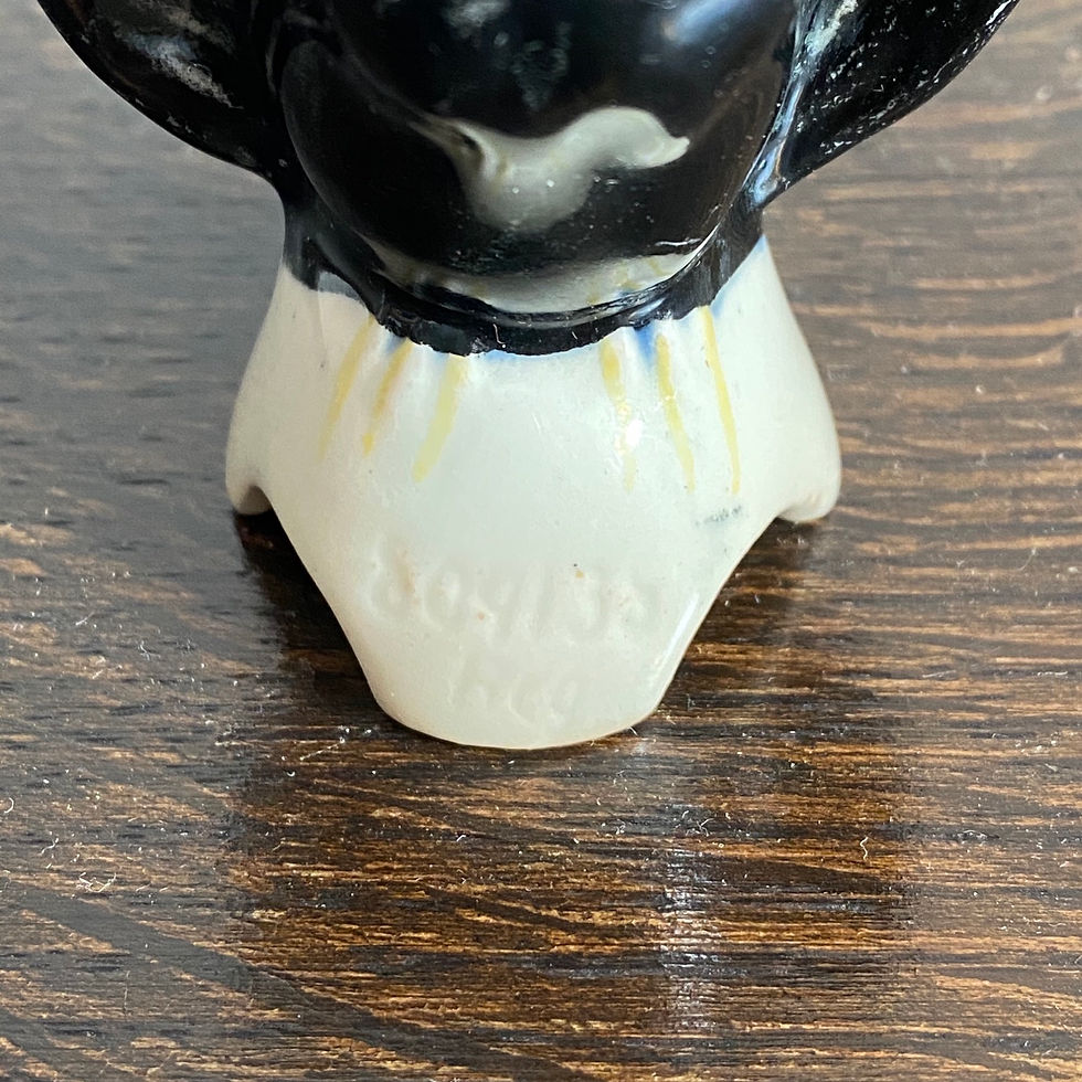 Thumbnail:  Vintage Ceramic Blackbird Pie Funnel