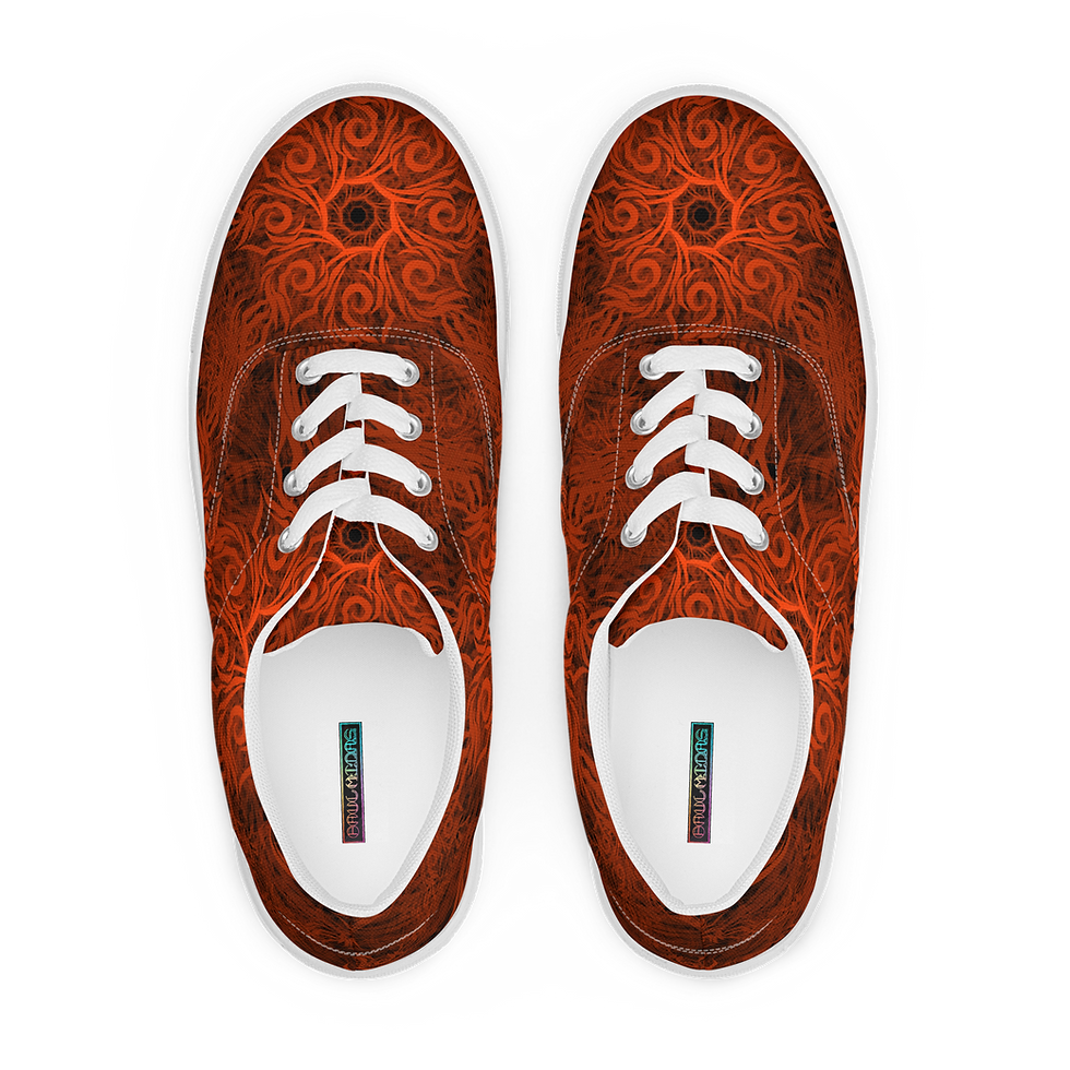 Thumbnail: 9C22 Spectrum Spessartite Women’s lace-up canvas shoes