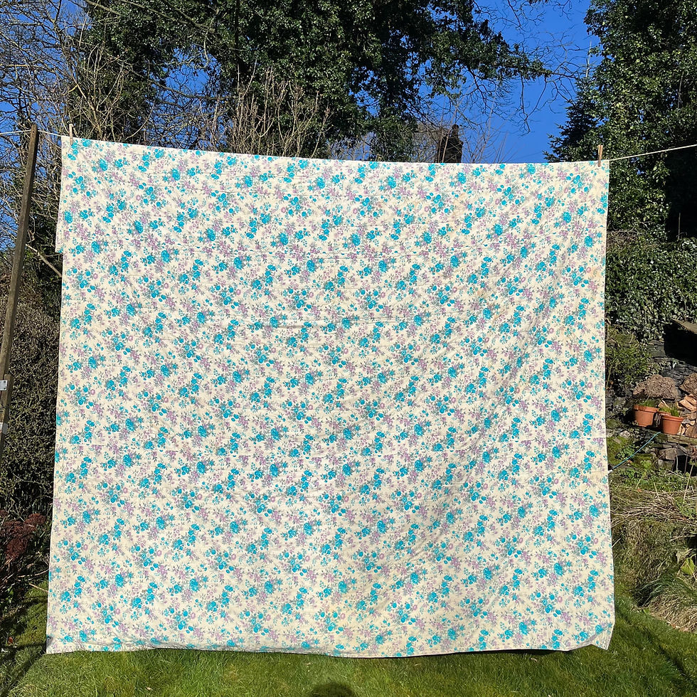 Thumbnail: Super Large Cotton Patchwork Quilt 