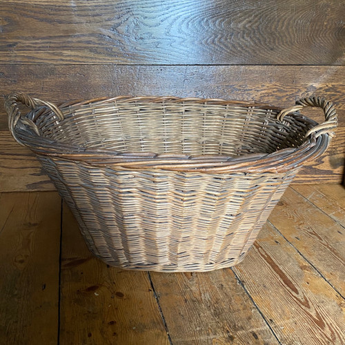 Vintage Wicker Wash basket Briggs & Oliver