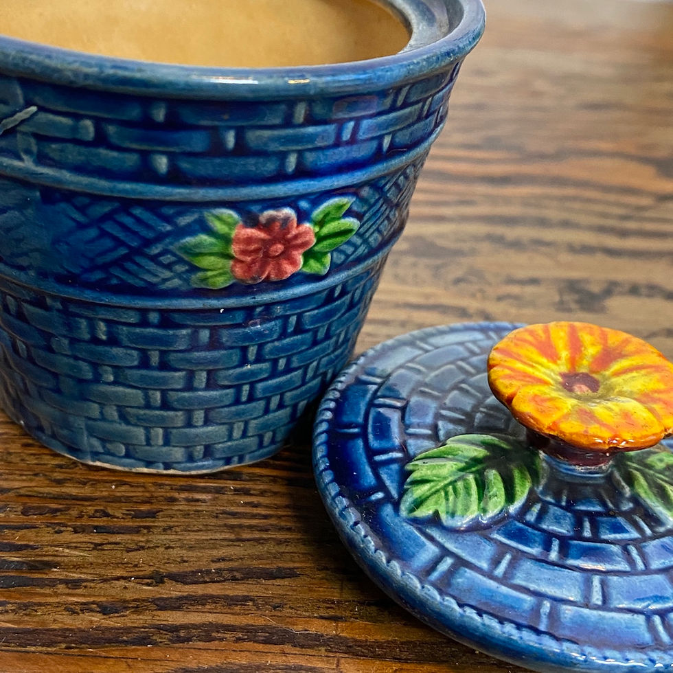 Thumbnail: Vintage Japanese Jam Pot