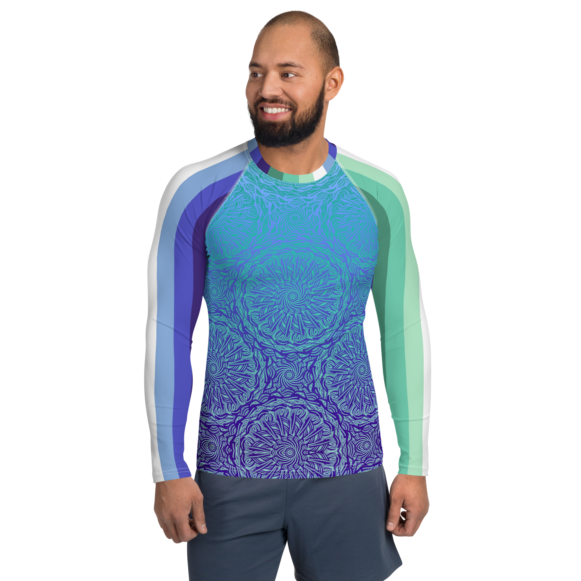 Gay Pride Sleeves Men's Sun Guard