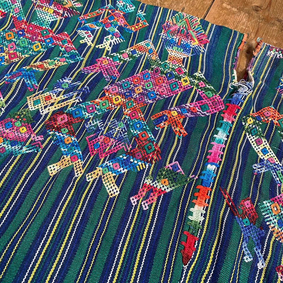 Thumbnail: Vintage Handmade Guatemalan Huipil