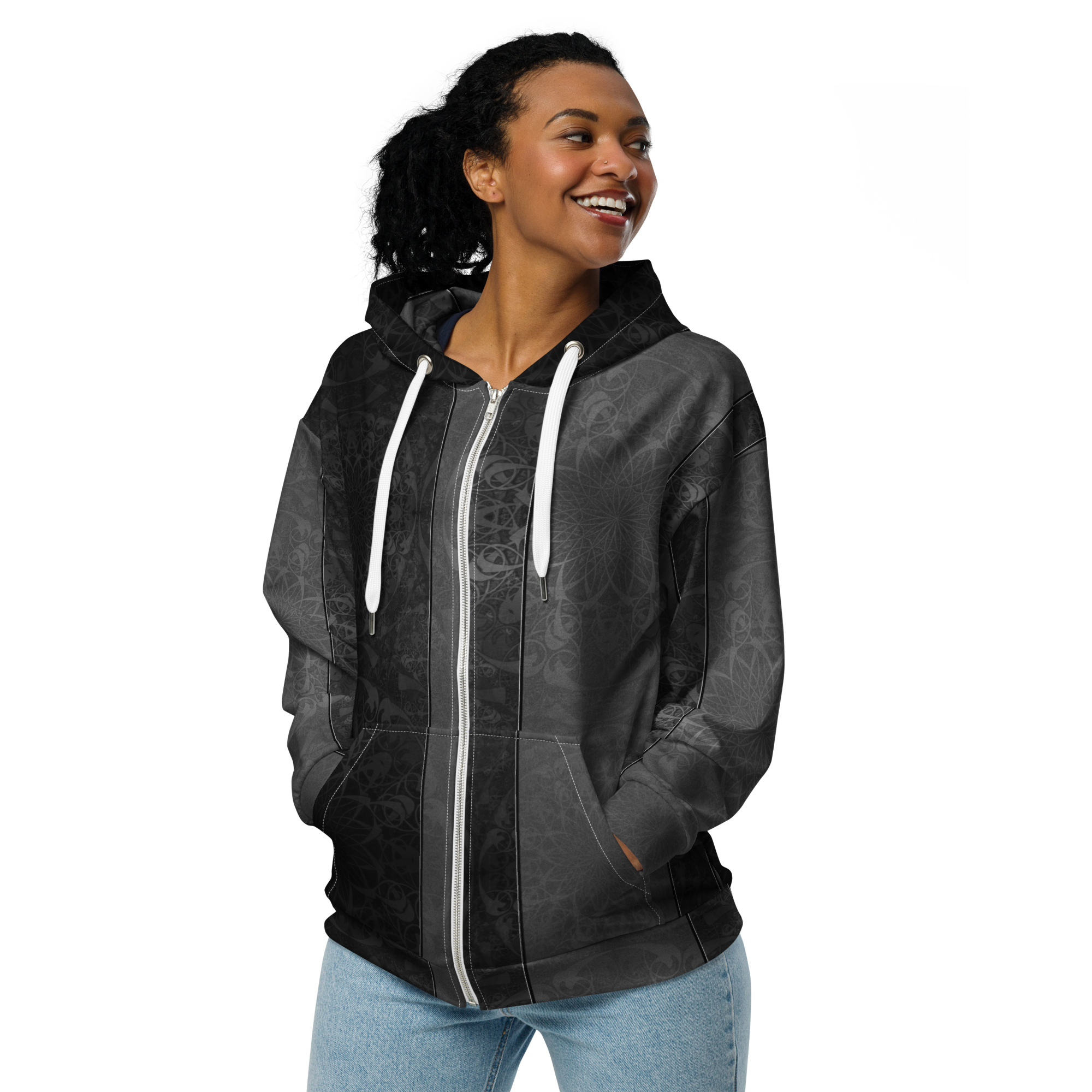 23|Ω26 GraphInk zip hoodie For All