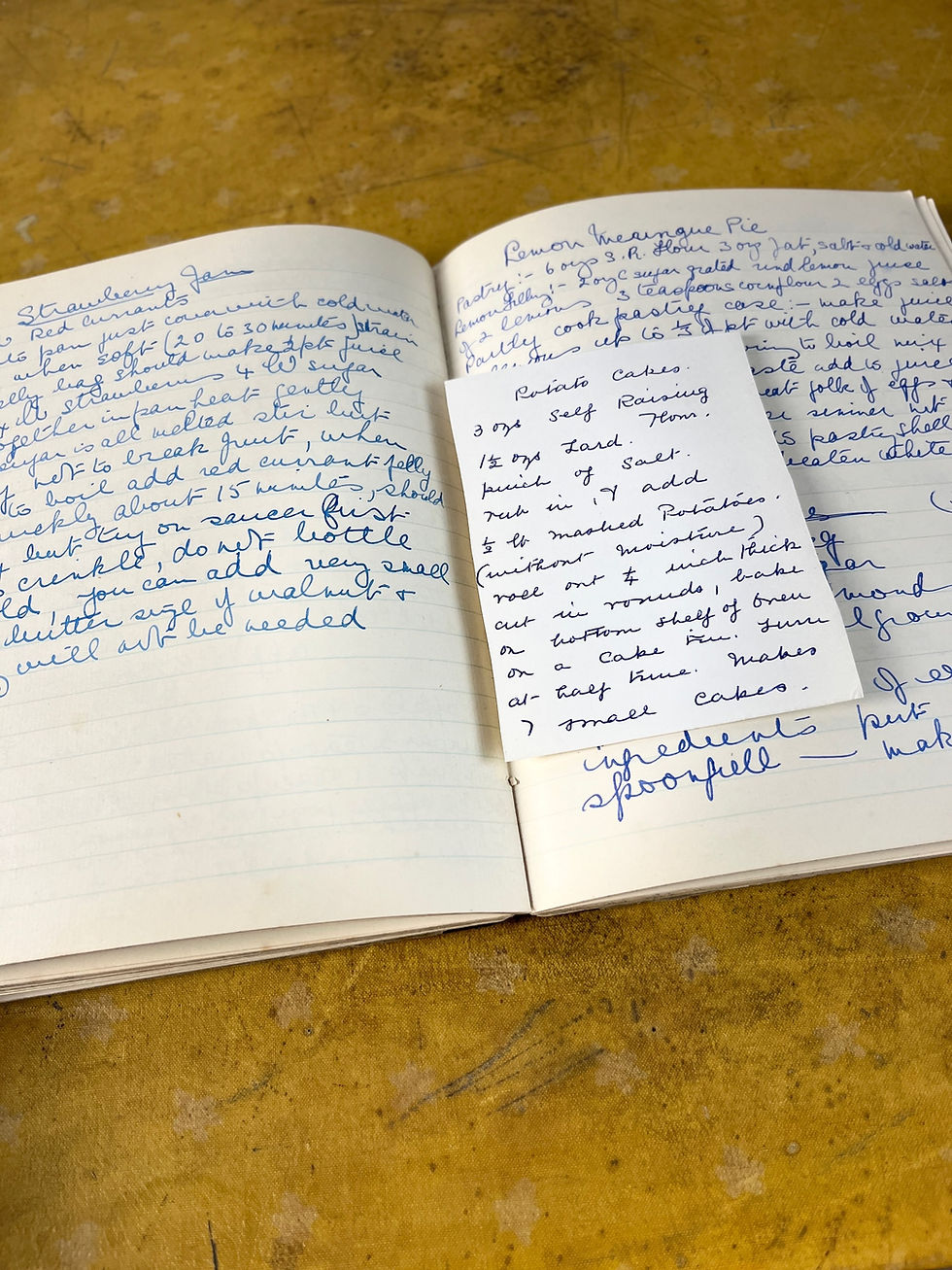Thumbnail: Dorothy Lanes Vintage Handwritten Recipe Book
