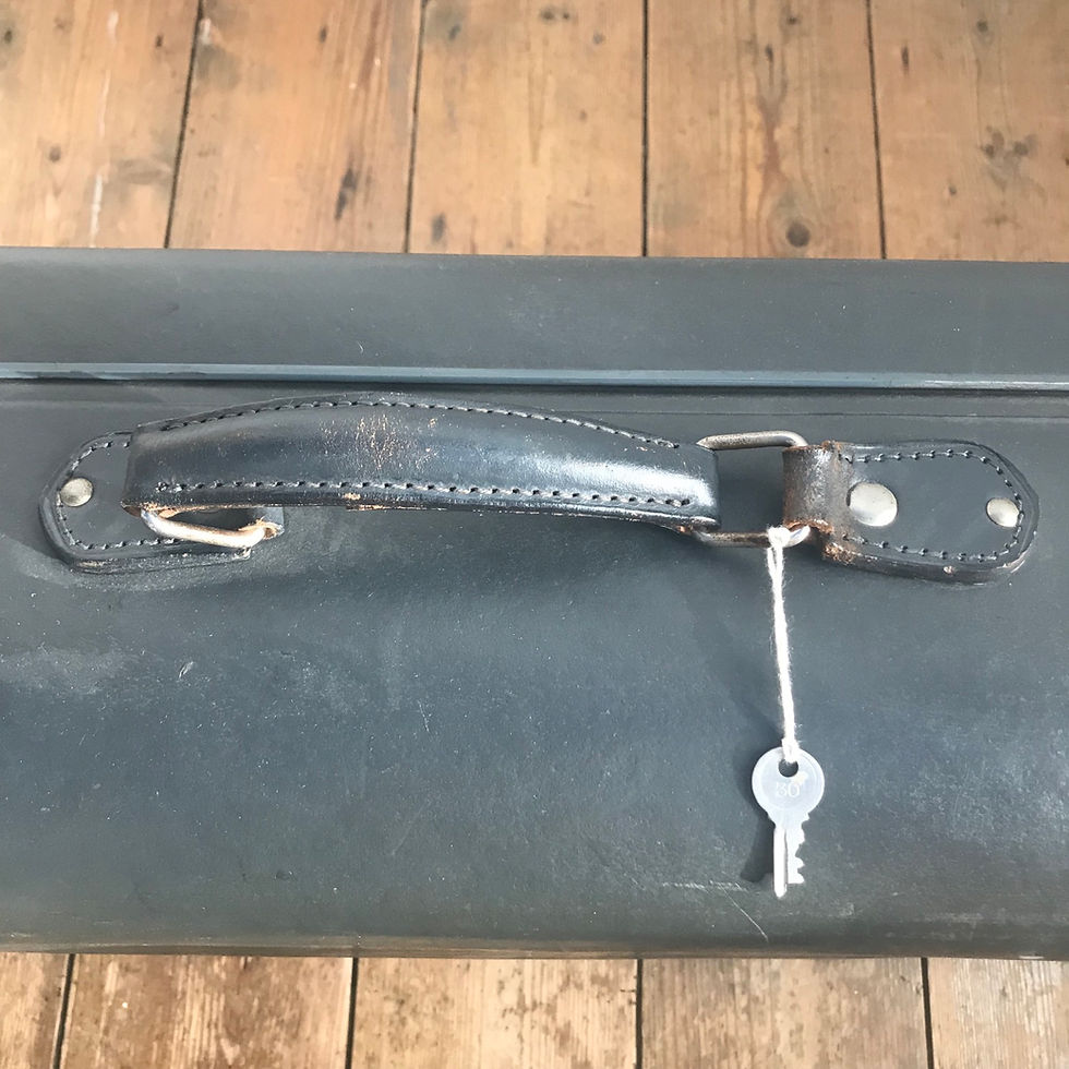 Thumbnail: 1950’s Grey Globe Trotter Suitcase 