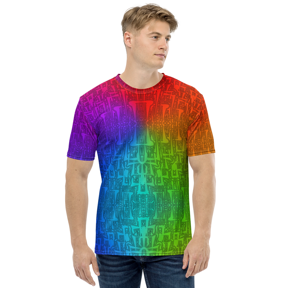 Thumbnail: 3R26 OS Colorwild Men's T-shirt