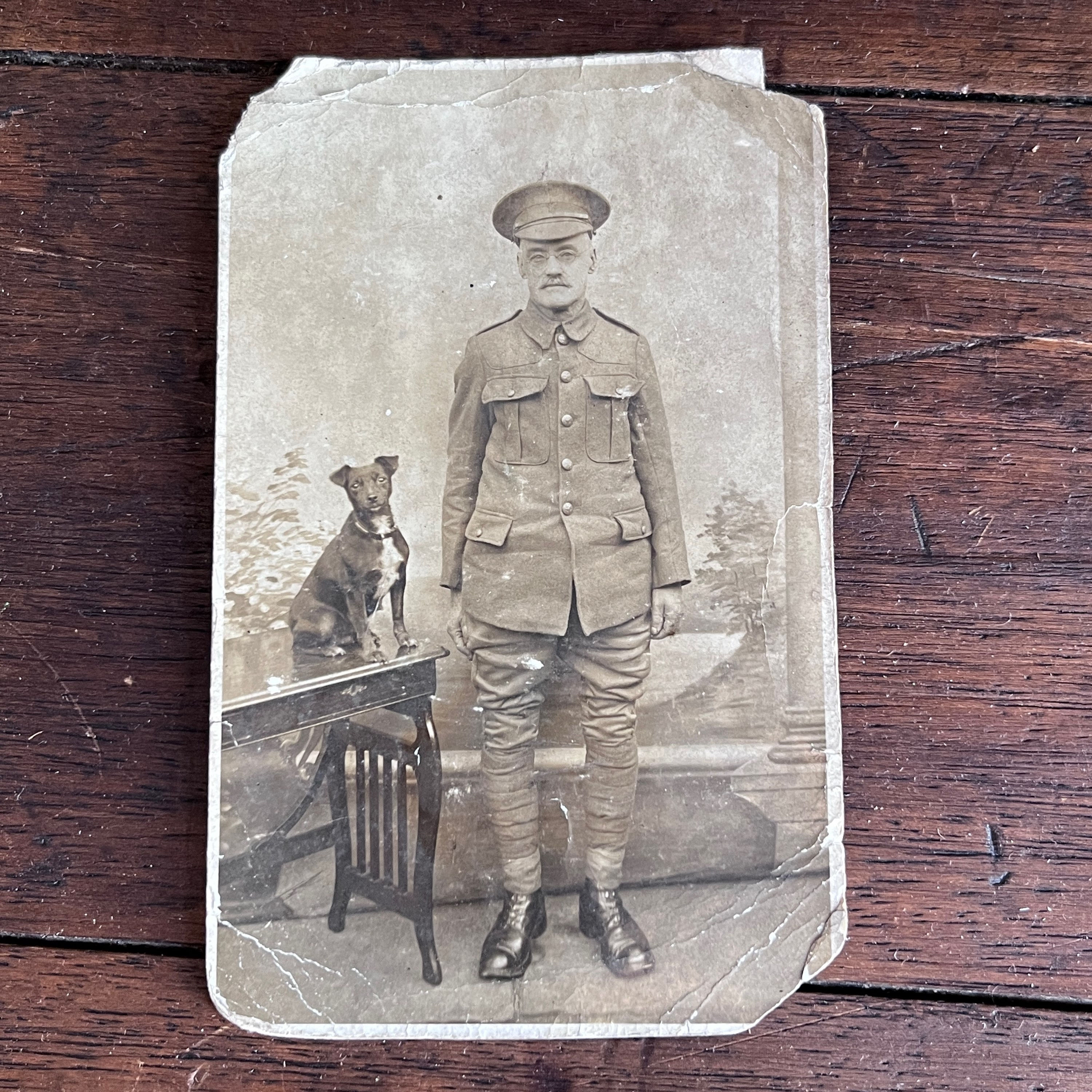 Antique Postcard Portrait