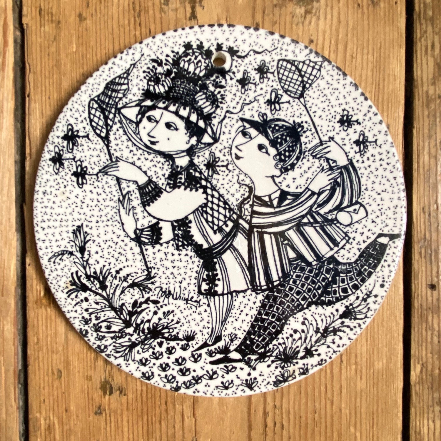 1970’s Bjorn Wiimblad Plaque