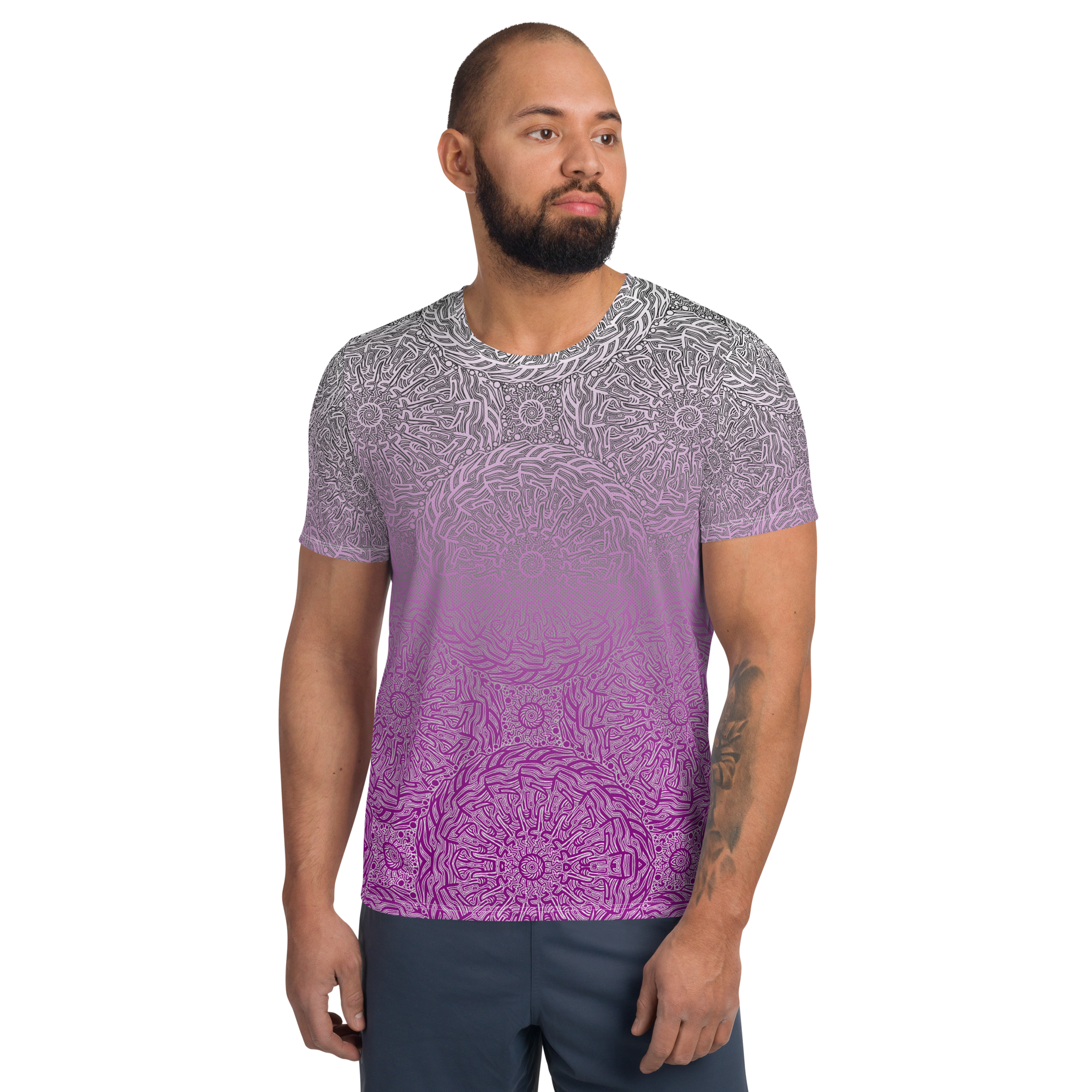 Asexual Pride Men's Athletic T-shirt