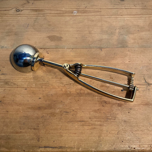 Vintage Brass Ice Cream Scoop Briggs & Oliver