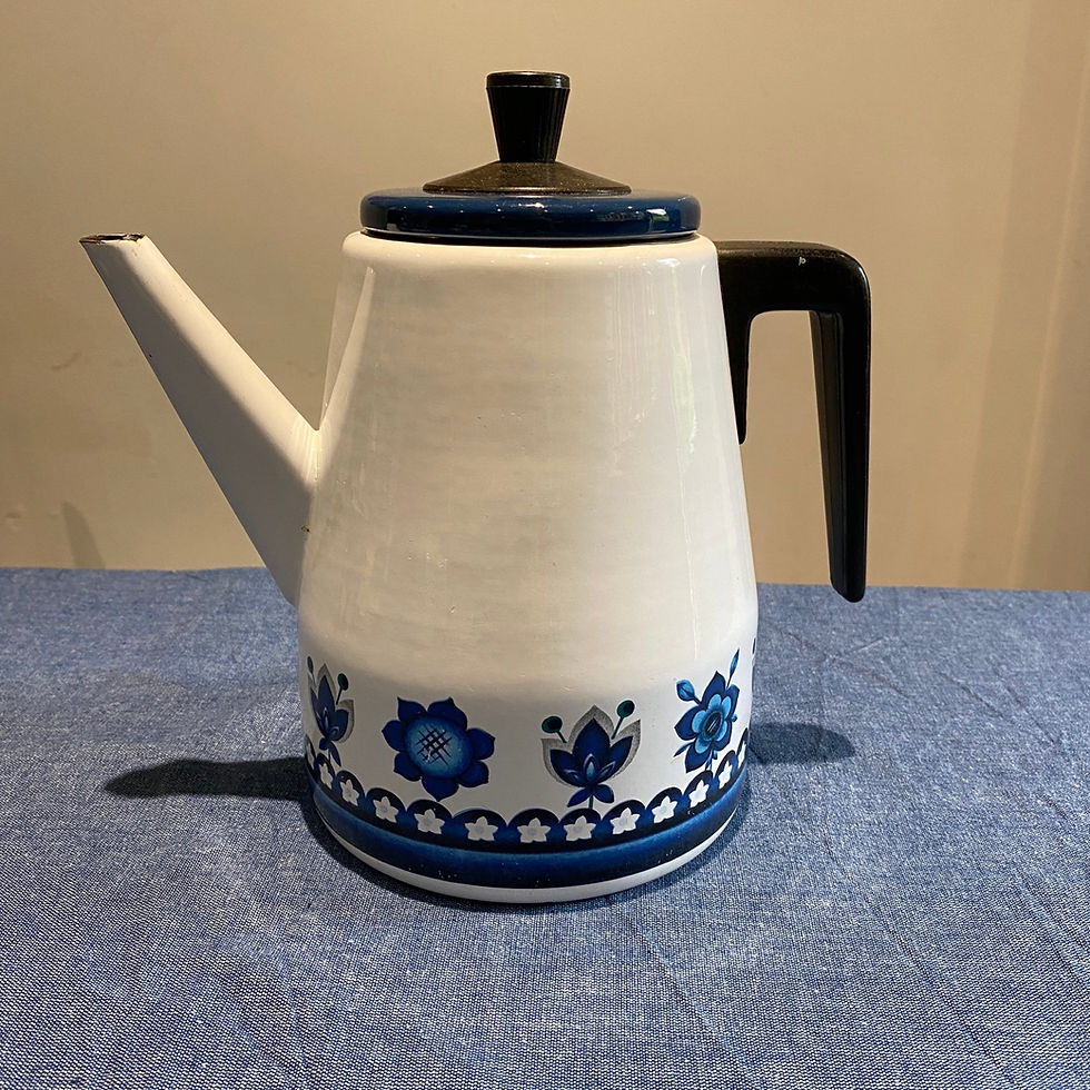 Thumbnail: Mid Century Enamel Teapot