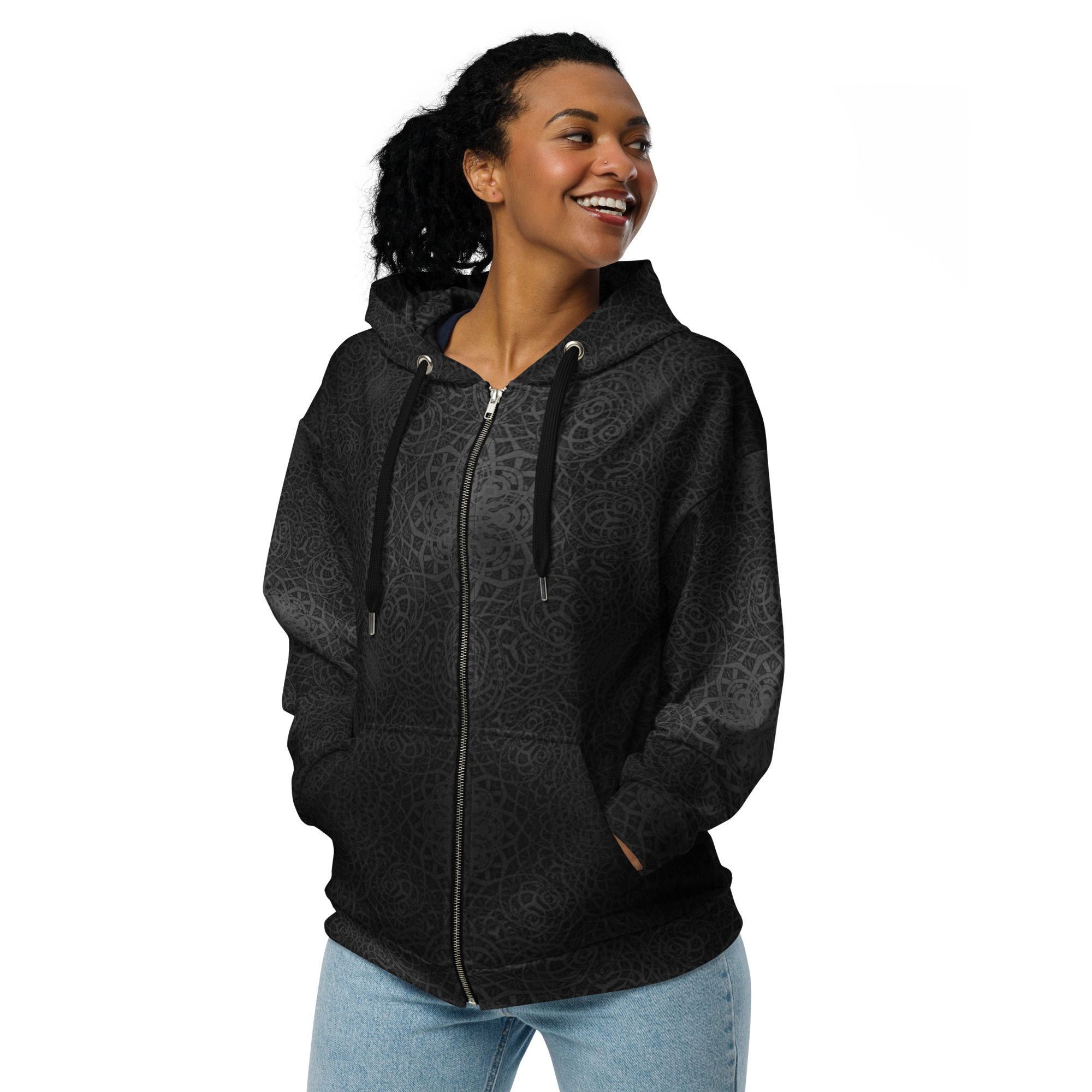 21A21 Carbon Zip Hoodie For All