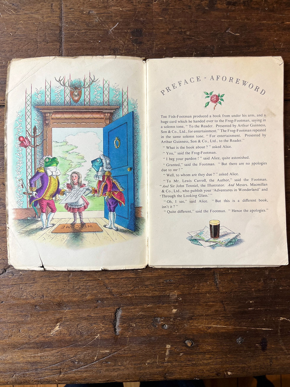 Thumbnail: Alice Aforethought. Guinness Carroll’s for 1938