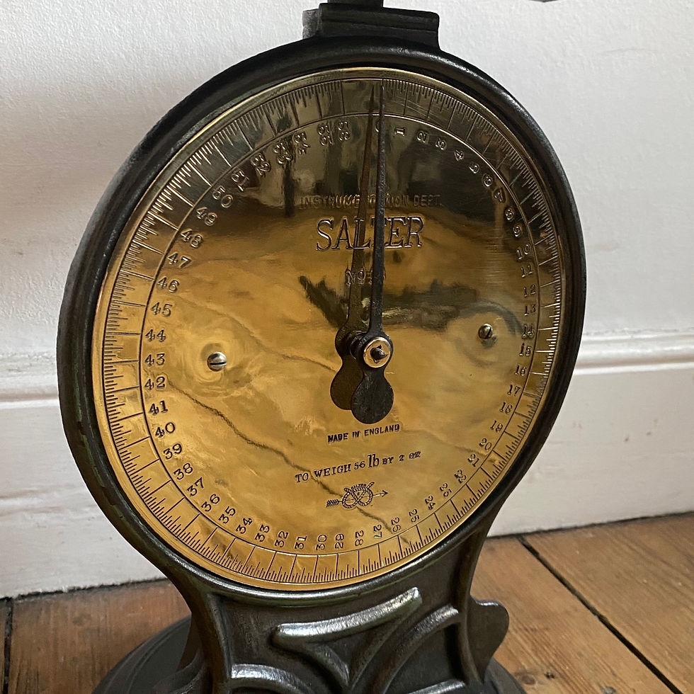 Thumbnail: Salter Brass Faced Parcel Scale