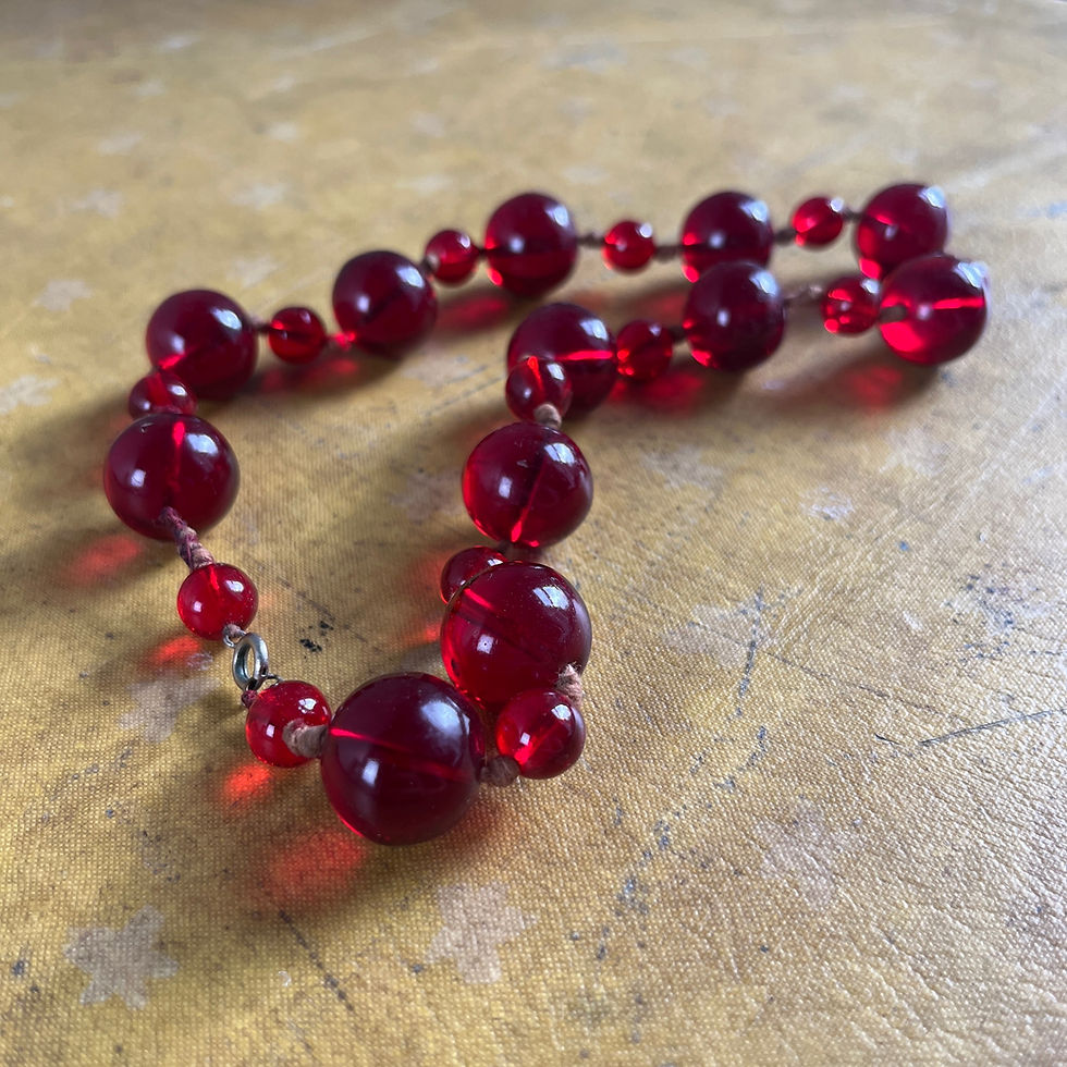 Thumbnail: 1940’s Hand Knotted Glass Beads