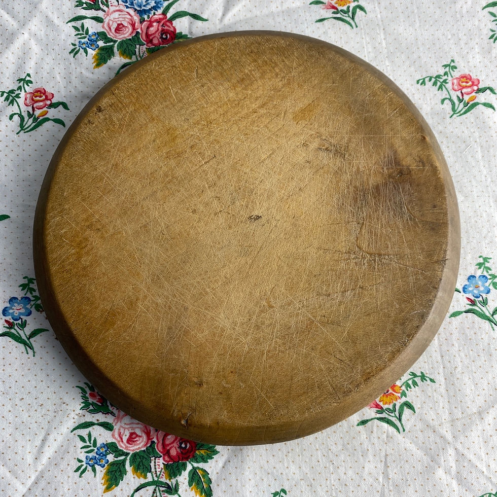 Thumbnail: Antique Sycamore Carved Bread Board