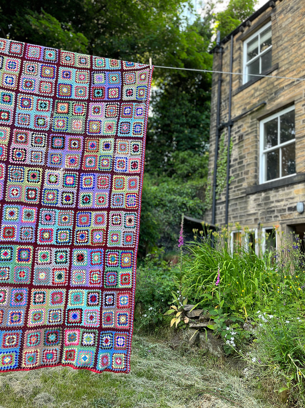 Thumbnail: Vintage Crochet Blanket 