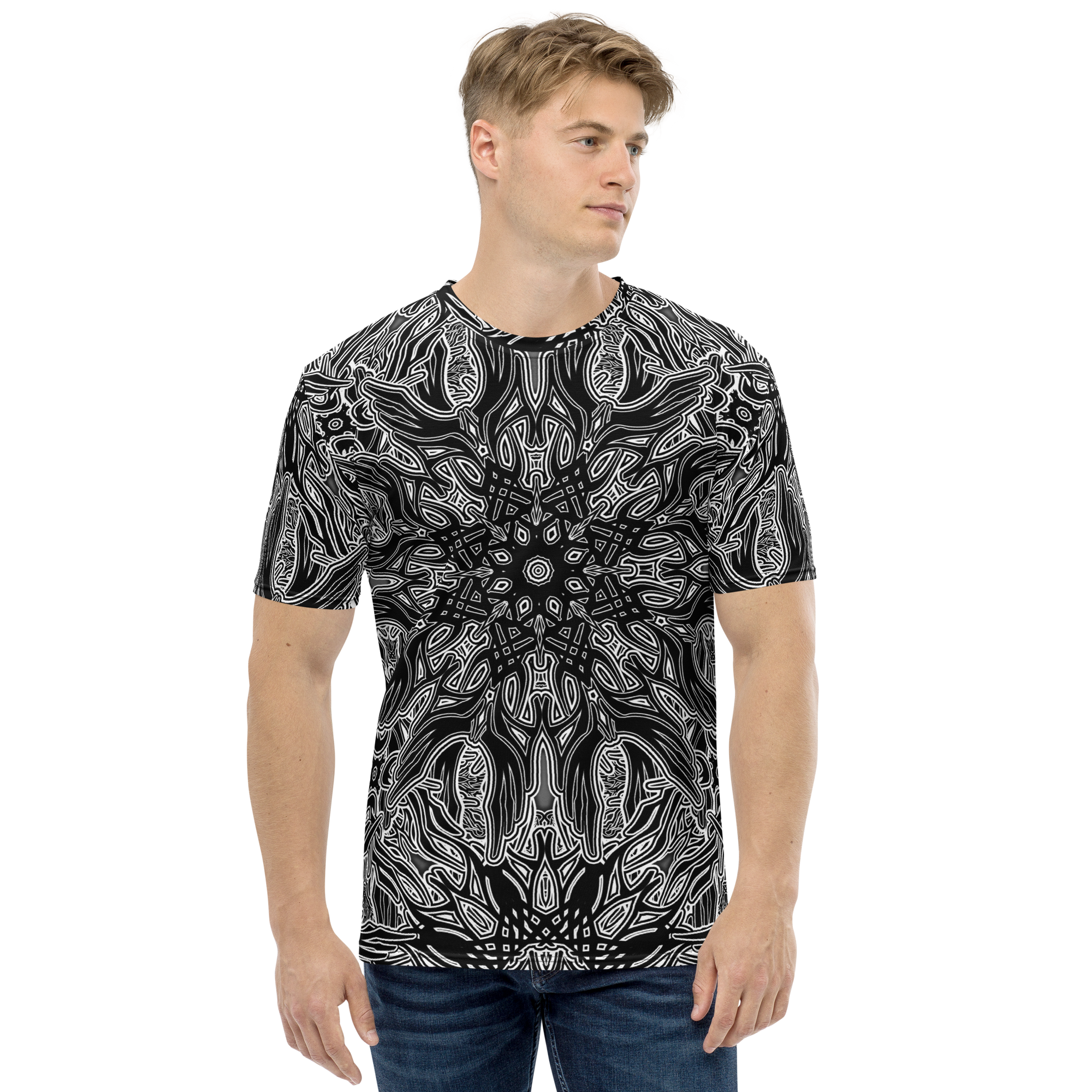 3G24 Oddflower Dahlia Men's T-shirt
