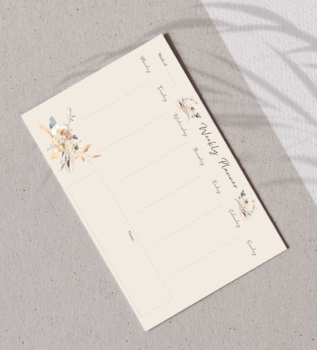 Free printable weekly and daily planners