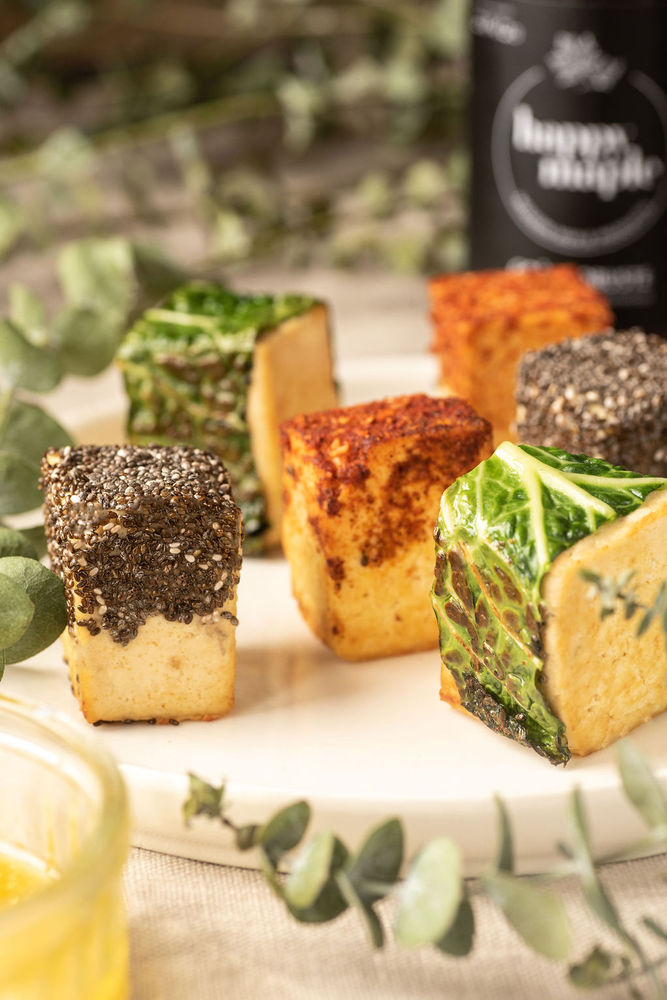 Maple tofu appetizers