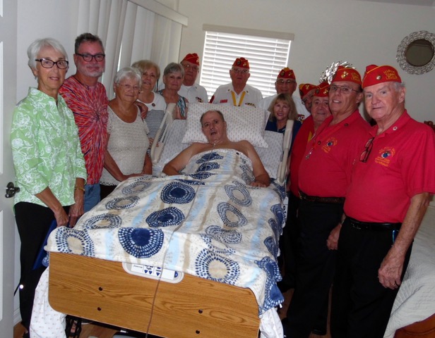 Mike Spalding Vietnam Pin Ceremony