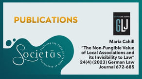 Publication: Local Associations and their Immeasurable Value within a Democracy 