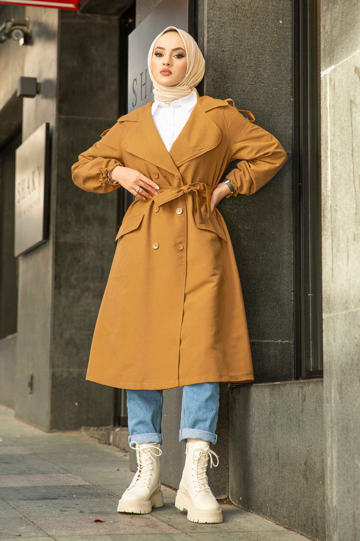 Beige Coat