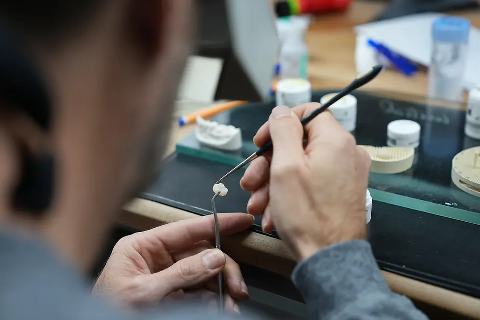 Verblenden von Zähnen