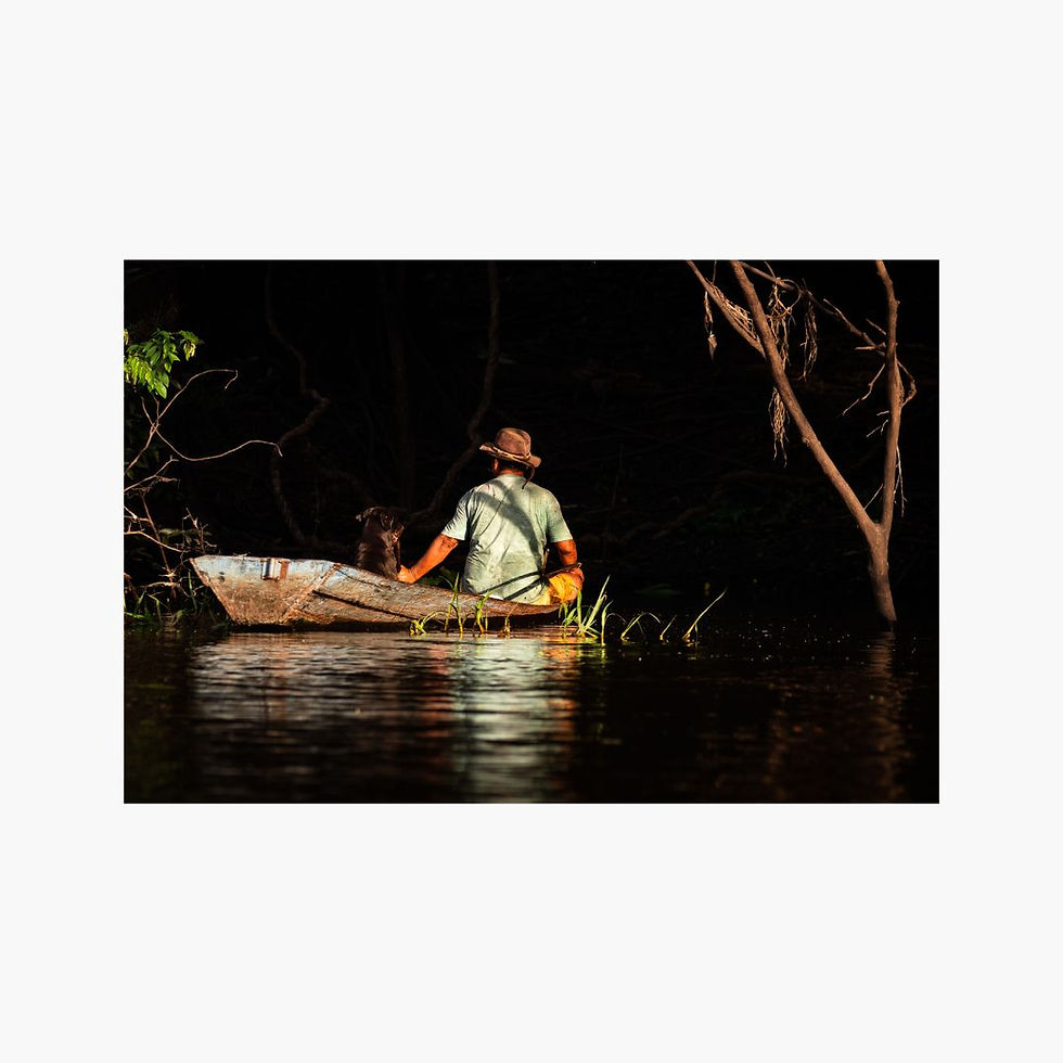 Miniatura: Pescador Amazônia