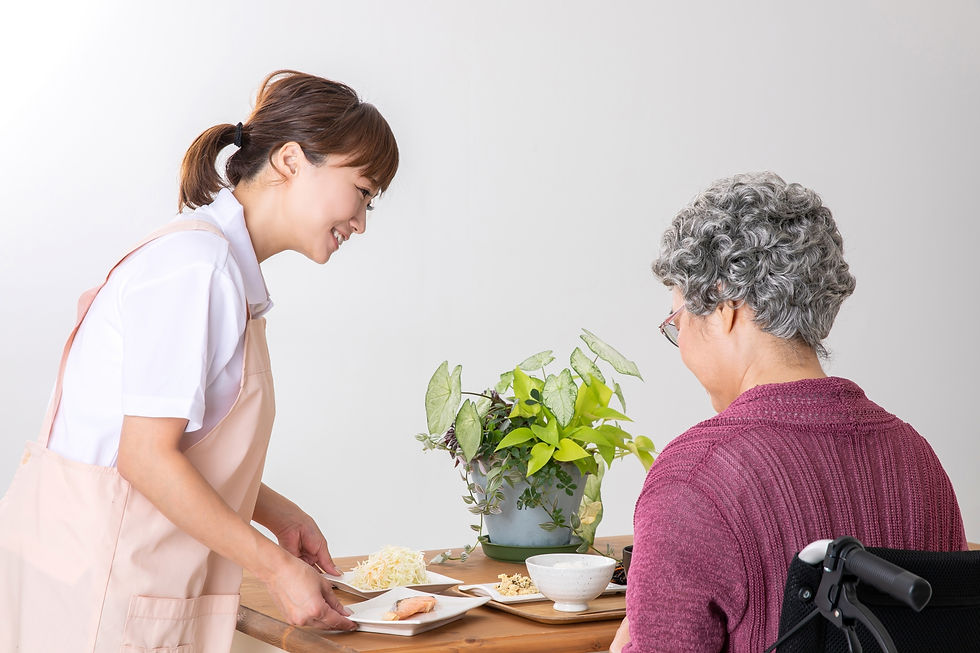 ホームヘルパーが在宅介護や外出介助をお手伝いします。