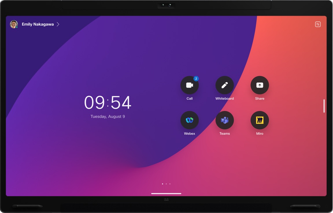 Cisco Webex Room 視訊會議系統，整合攝影機、麥克風與顯示螢幕的專業解決方案