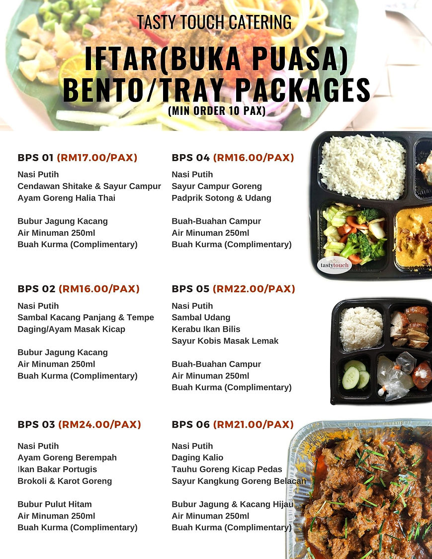 Buka Puasa - Bento Pakej 1