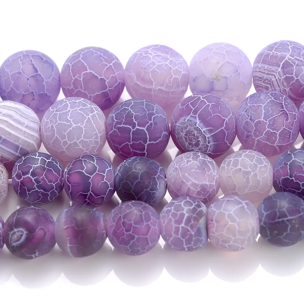 Thumbnail: Natural Stone Beads Lava Tiger Eye Amazonite Turquoises Jaspers Agates Beads for