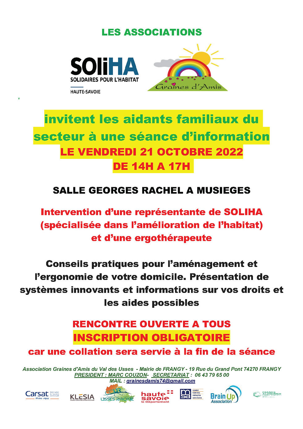 Séance d’information SOLIHA & Graines d'amis