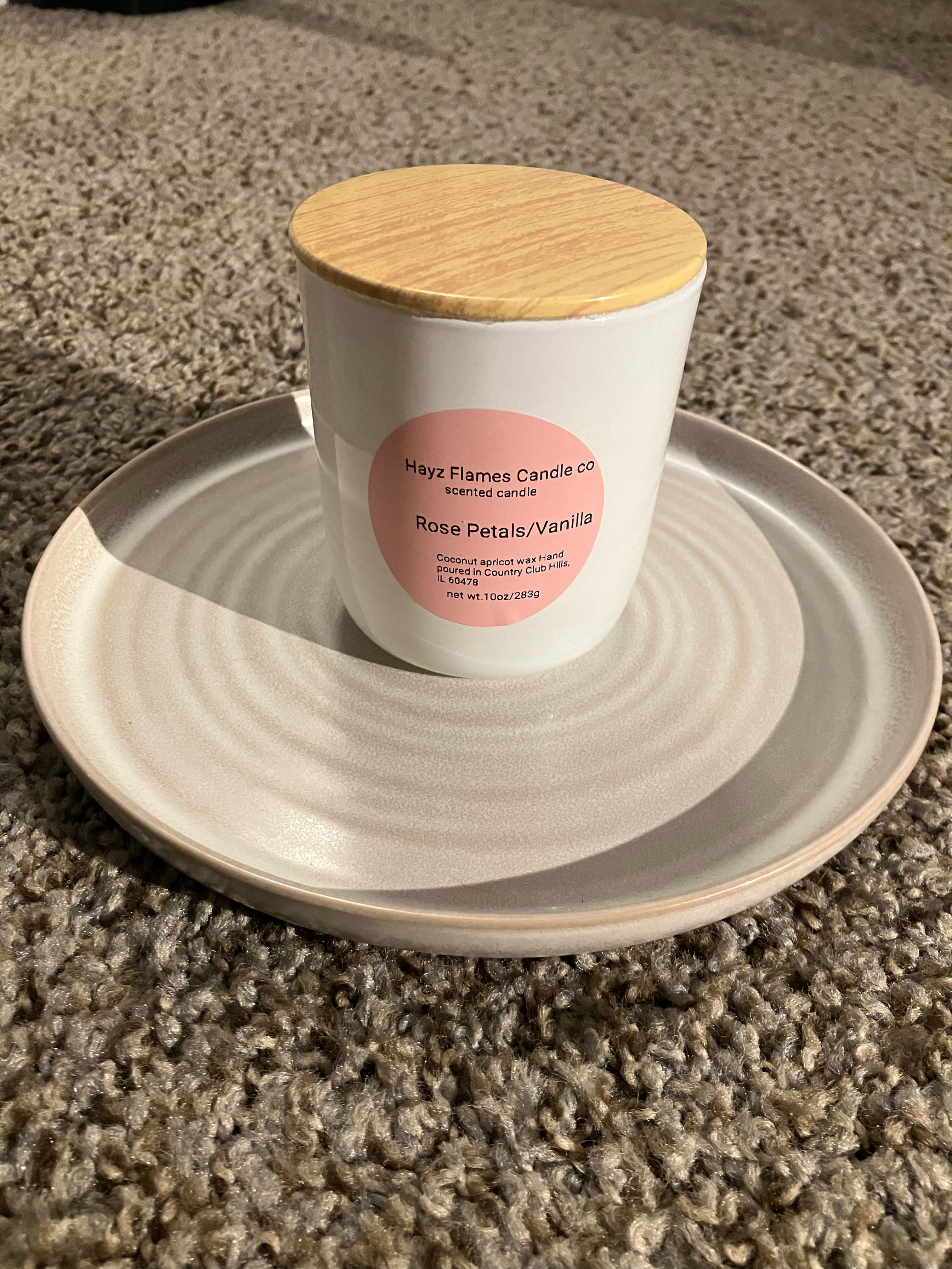 rose petals and vanilla