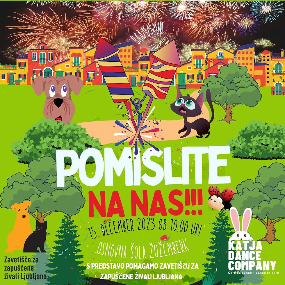 Plesna pravljica Pomislite na nas! - Laško